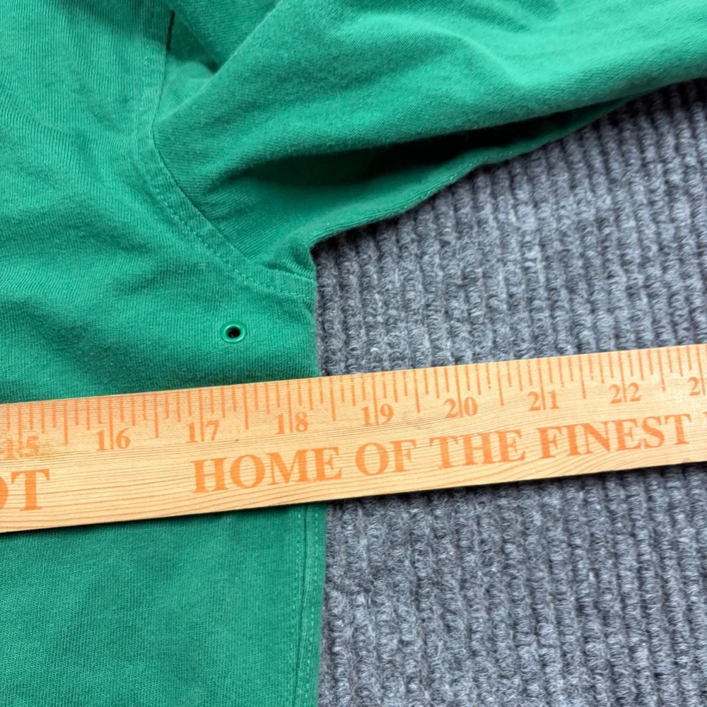 J. Crew Hoodie Mens XS Green Long Sleeve Pullover Sweatshirt Cotton Blend